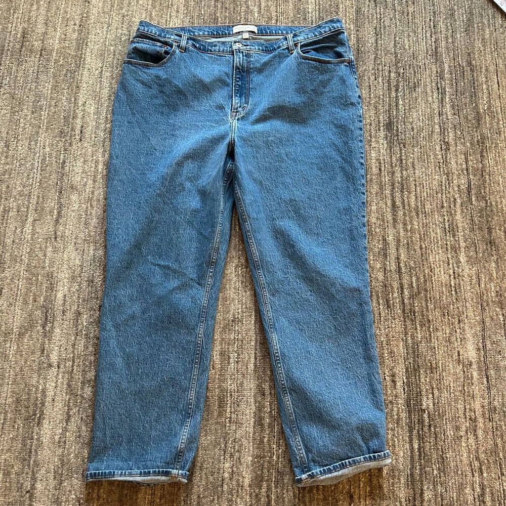 Abercrombie 90's Straight Ultra High Rise Jeans, Size 35 / 20